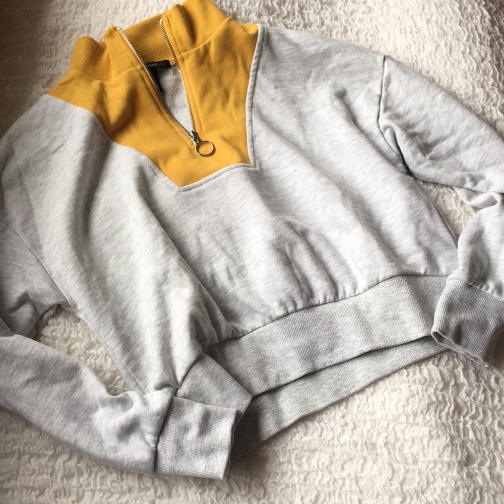 F21 Crop Sweater